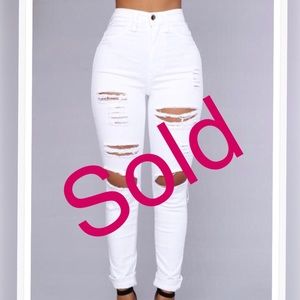 High-Waisted Skinny Jeans